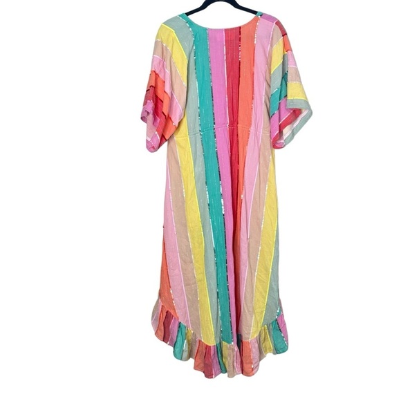 Sundress Deva Maxi Striped & Sequin Rainbow Dress - Picture 6 of 9
